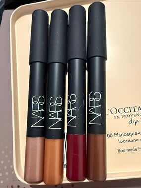 NARS Lip Pencil Quartet — Nude, Caramel, Berry & Chestnut